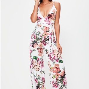 Missguided floral romper US size 4